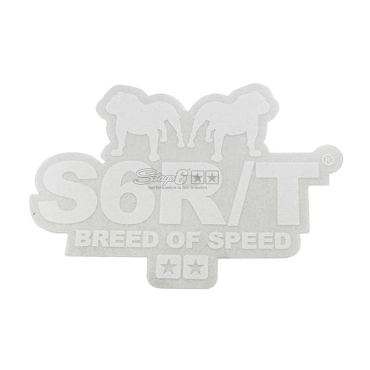 Stage6 - Autocollant / Sticker - Stage6 R/t Breed Of Speed Blanc