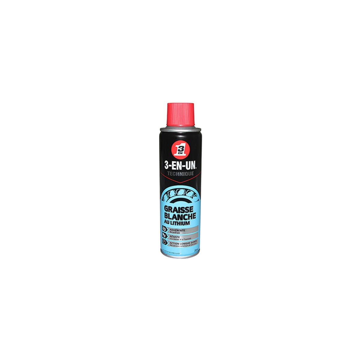 Adaptable - Graisse Multi-usages - 3-en-un Au Lithium -10° / +250° 250ml