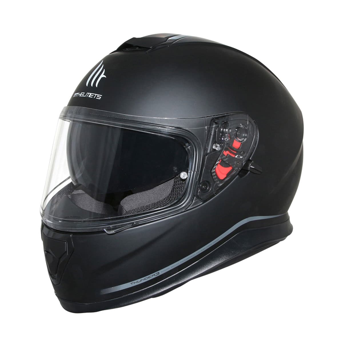 Mt Helmets - Casque Intégral - Mt Thunder 4 Sv Double Ecran Noir Mat Xs