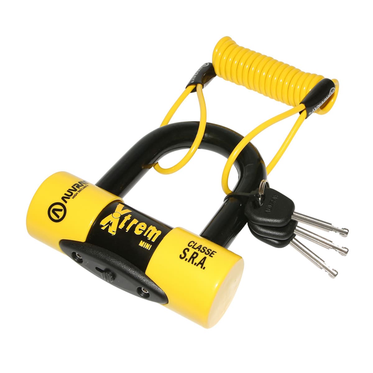 Auvray - Antivol U Bloque Disque Auvray Xtrem Mini Sra 52x65mm