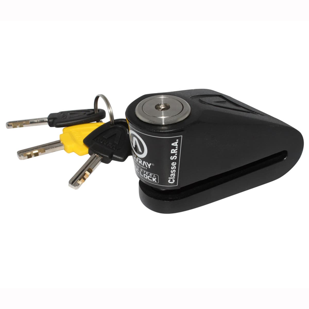 Auvray - Antivol Bloque Disque Auvray Dk14 Sra Noir Mat Diamètre 14mm