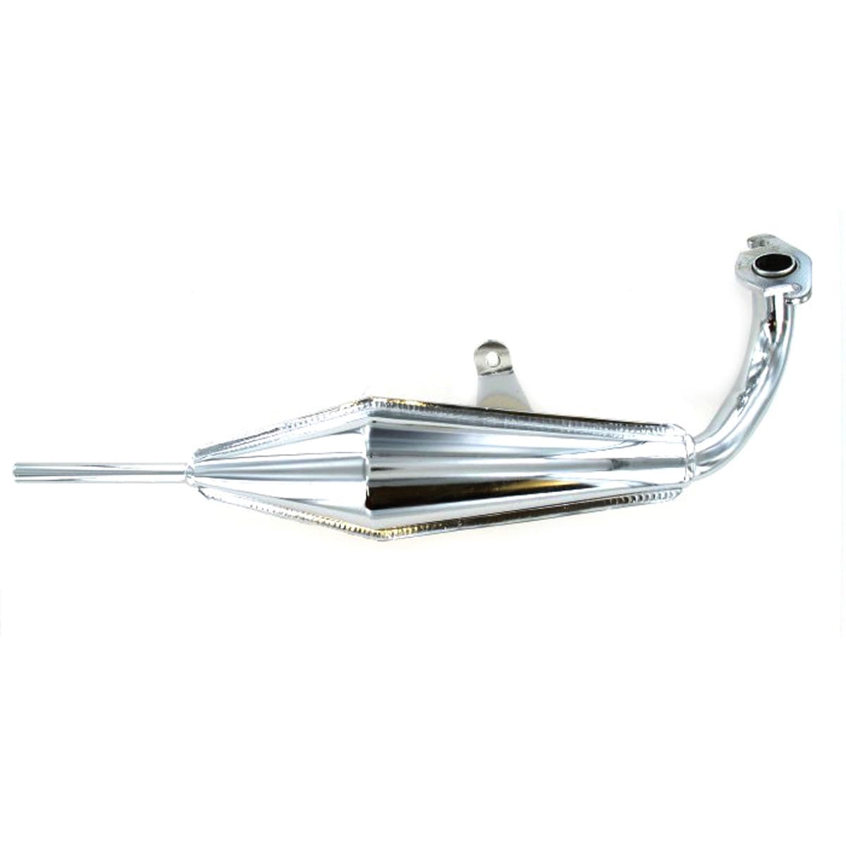 Adaptable - Pot Peugeot 103 Sp Mvl - Flûte Chromé Fixation À Bride