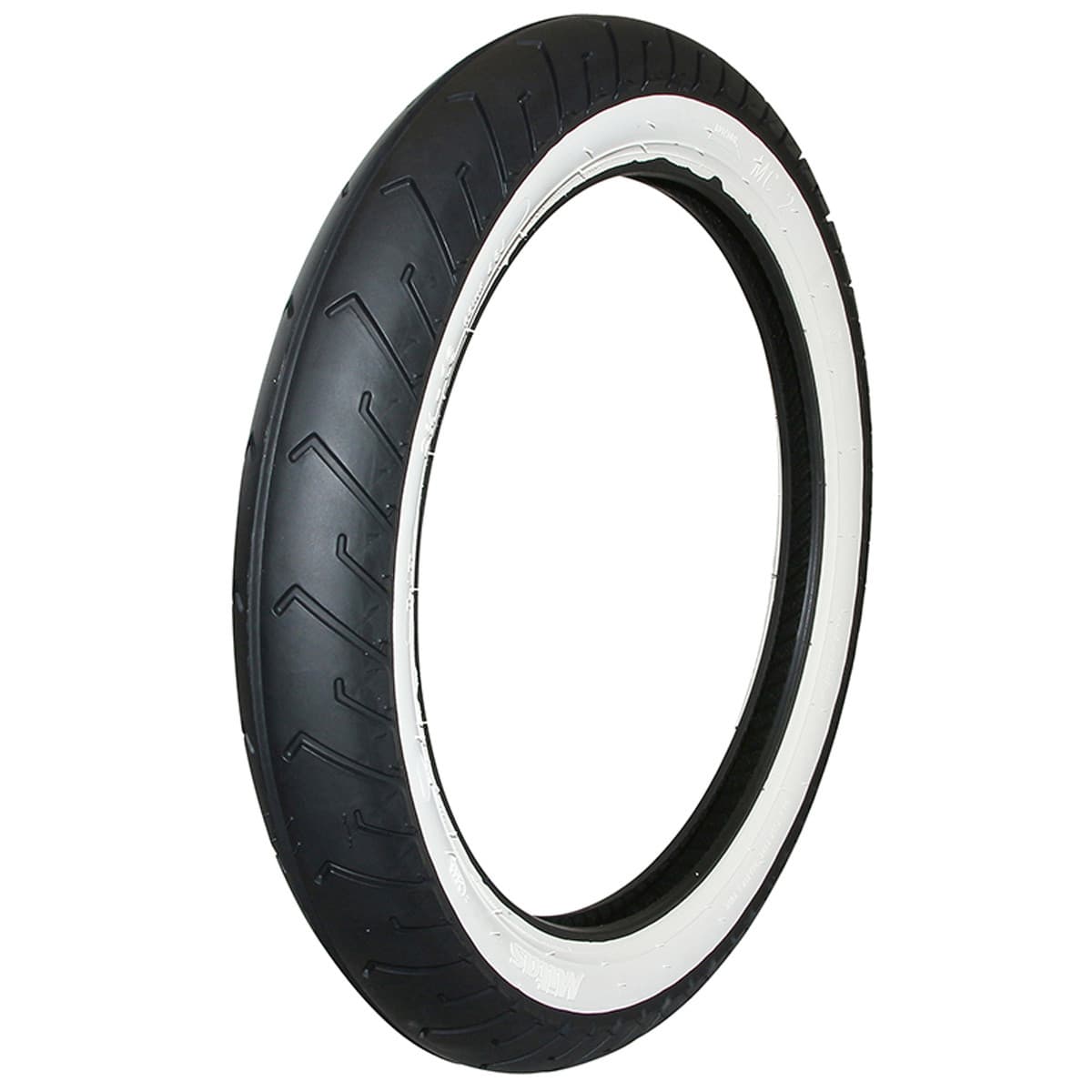 Mitas - Pneu 16 Pouces 2 3/4x16 - Mitas Mc2 Tl / Tt Reinf Flancs Blancs