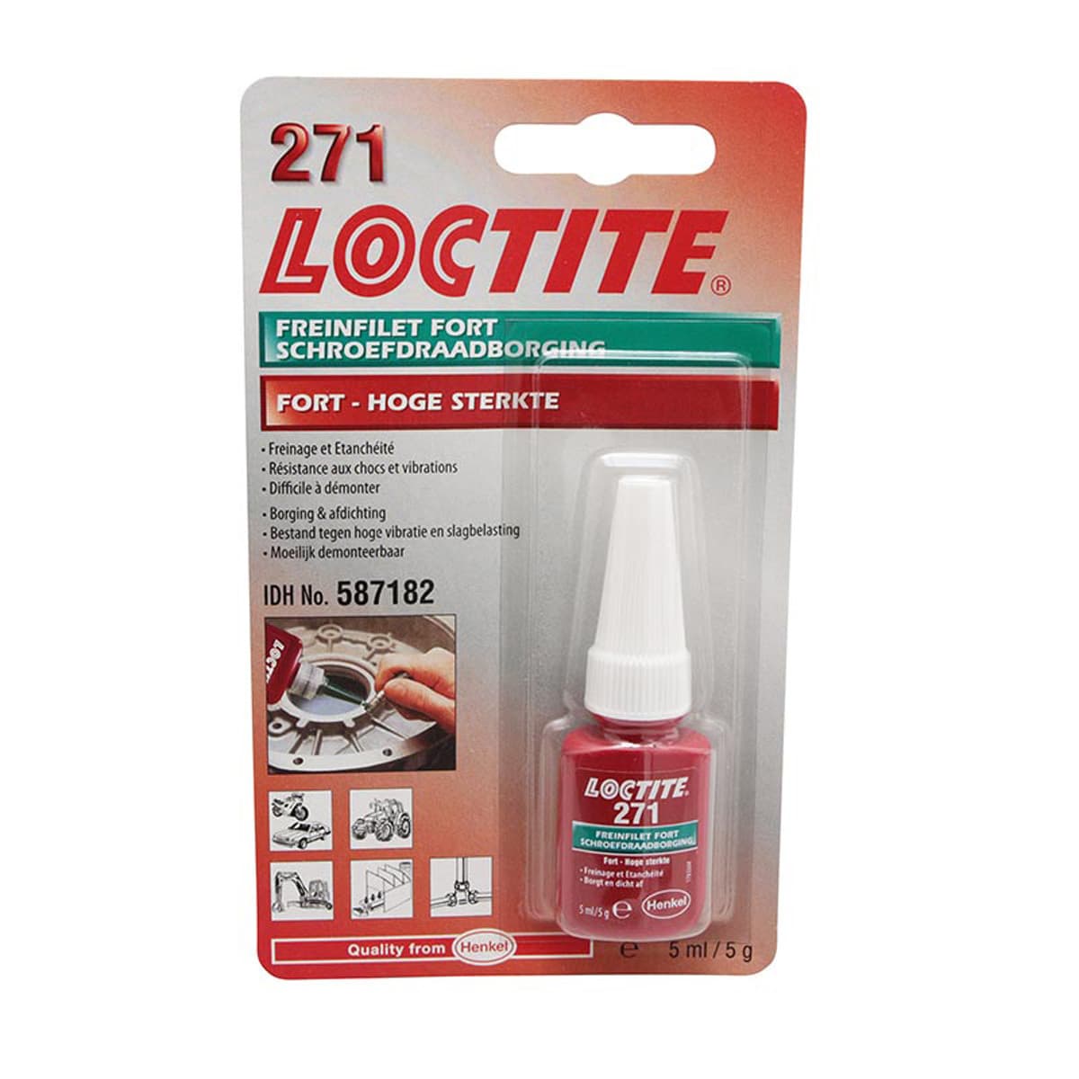 Loctite - Frein Filet Fort - Loctite 271 À Résistance Élevée 5 Ml