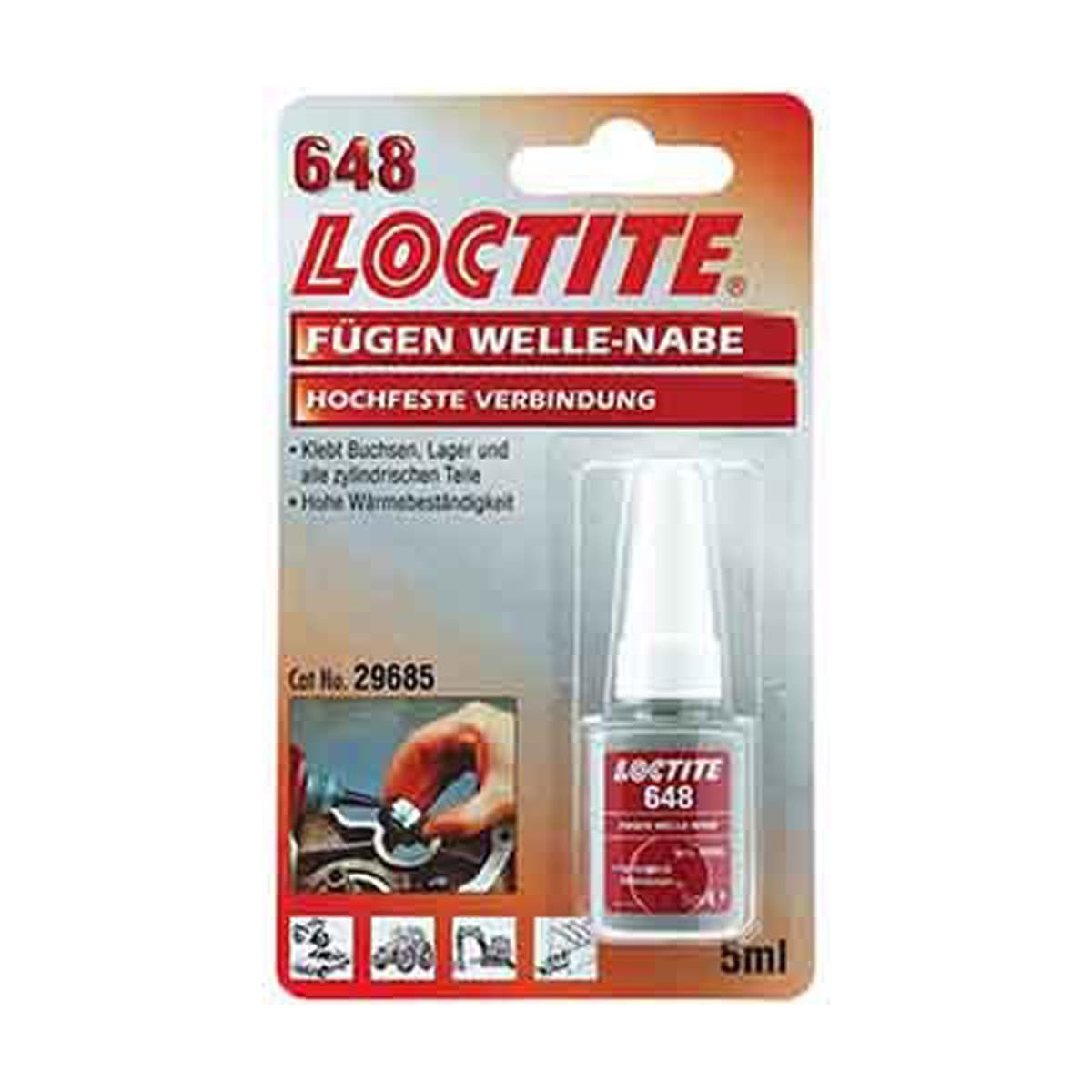 Loctite - Bloc Presse - Loctite 648 Haute Résistance 5ml