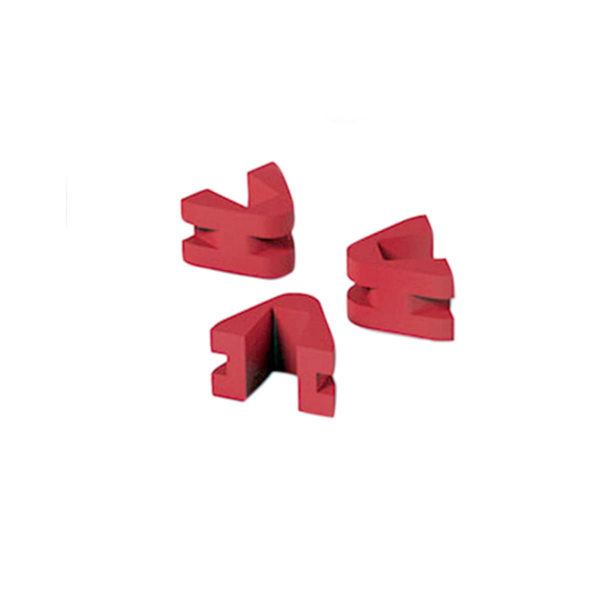 Malossi - Jeu De 3 Taquets / Guides De Variateur - Malossi Multivar Rouge