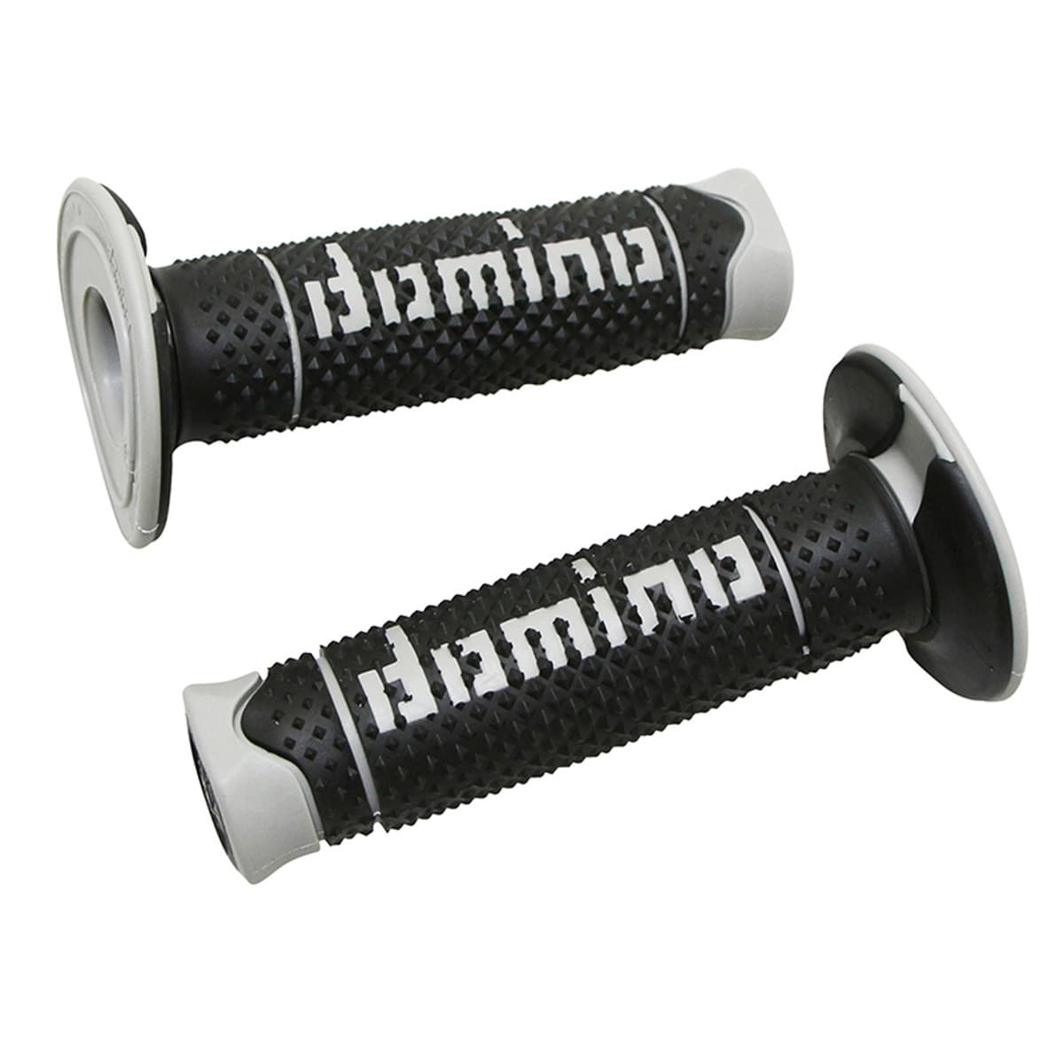 Domino - Poignées De Guidon - Domino Off Road A260 Noir / Bleu / Gris / Jaune / Orange / Vert Noir / Gris