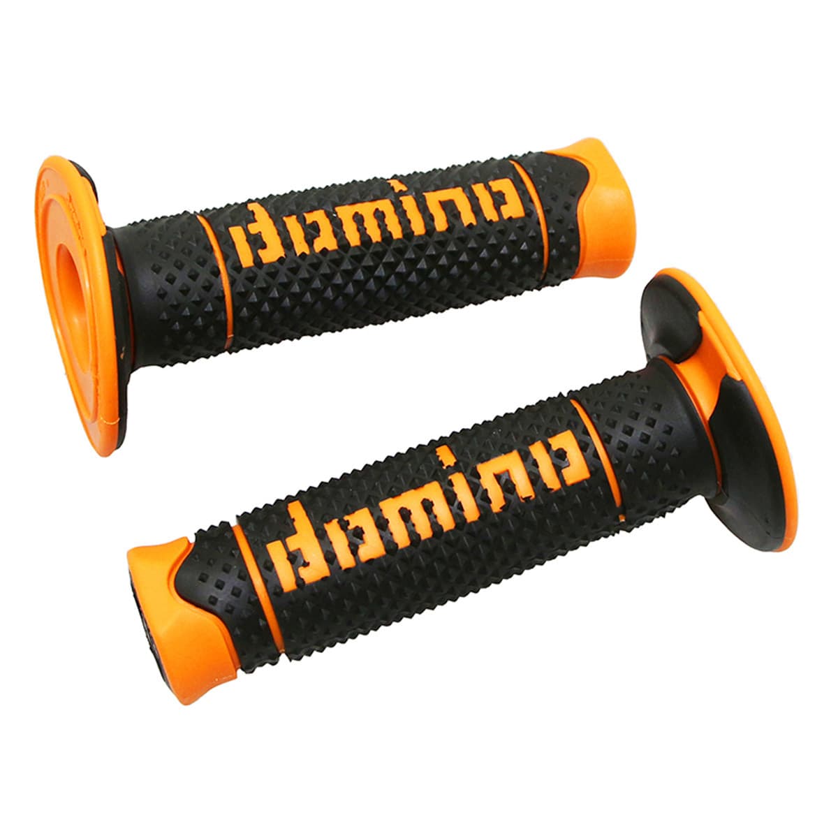 Domino - Poignées De Guidon - Domino Off Road A260 Noir / Bleu / Gris / Jaune / Orange / Vert Noir / Orange