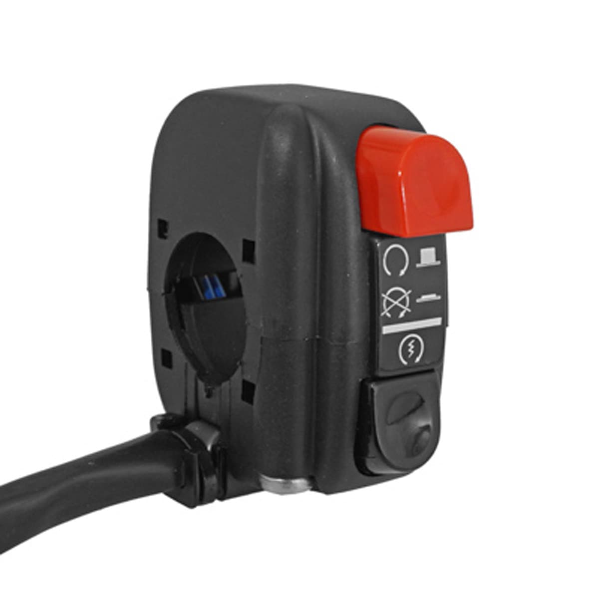 Adaptable - Commodo / Commutateur Droit Universel - Start / Stop Sur Guidon 22mm