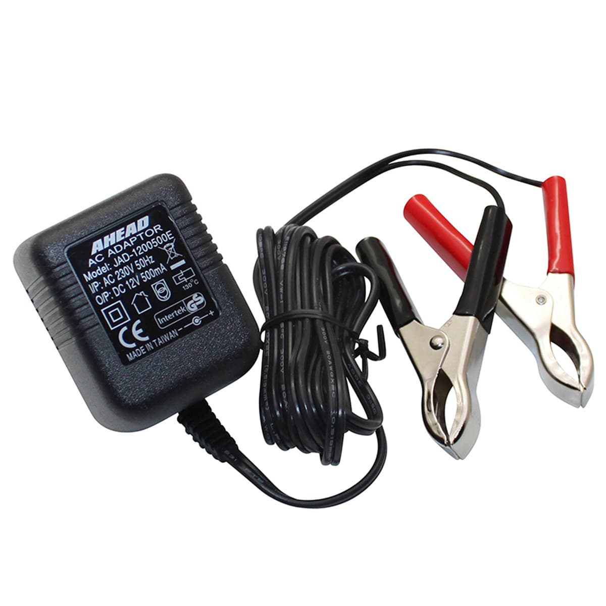 Adaptable - Chargeur Batterie 12v Plomb-acide / Gel - 0.5ah Moto / Scooter