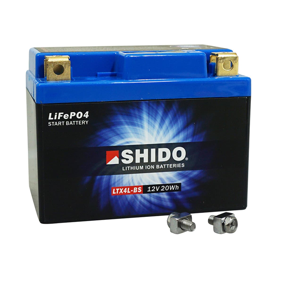 Shido - Batterie 12v 1.6 Ah Lithium-ion Ytx4l-bs - Shido Prêt À L'emploi / Sans Entretien +d