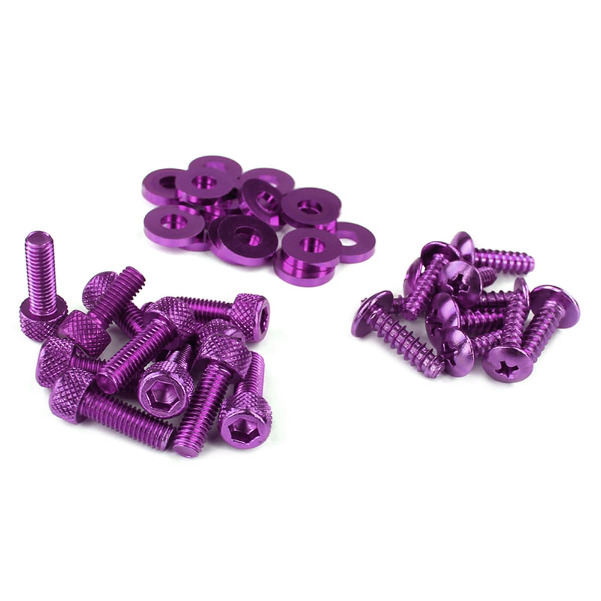 Tnt - Visserie Carénage / Carrosserie Peugeot Buxy - Bleu / Rouge / Violet Violet