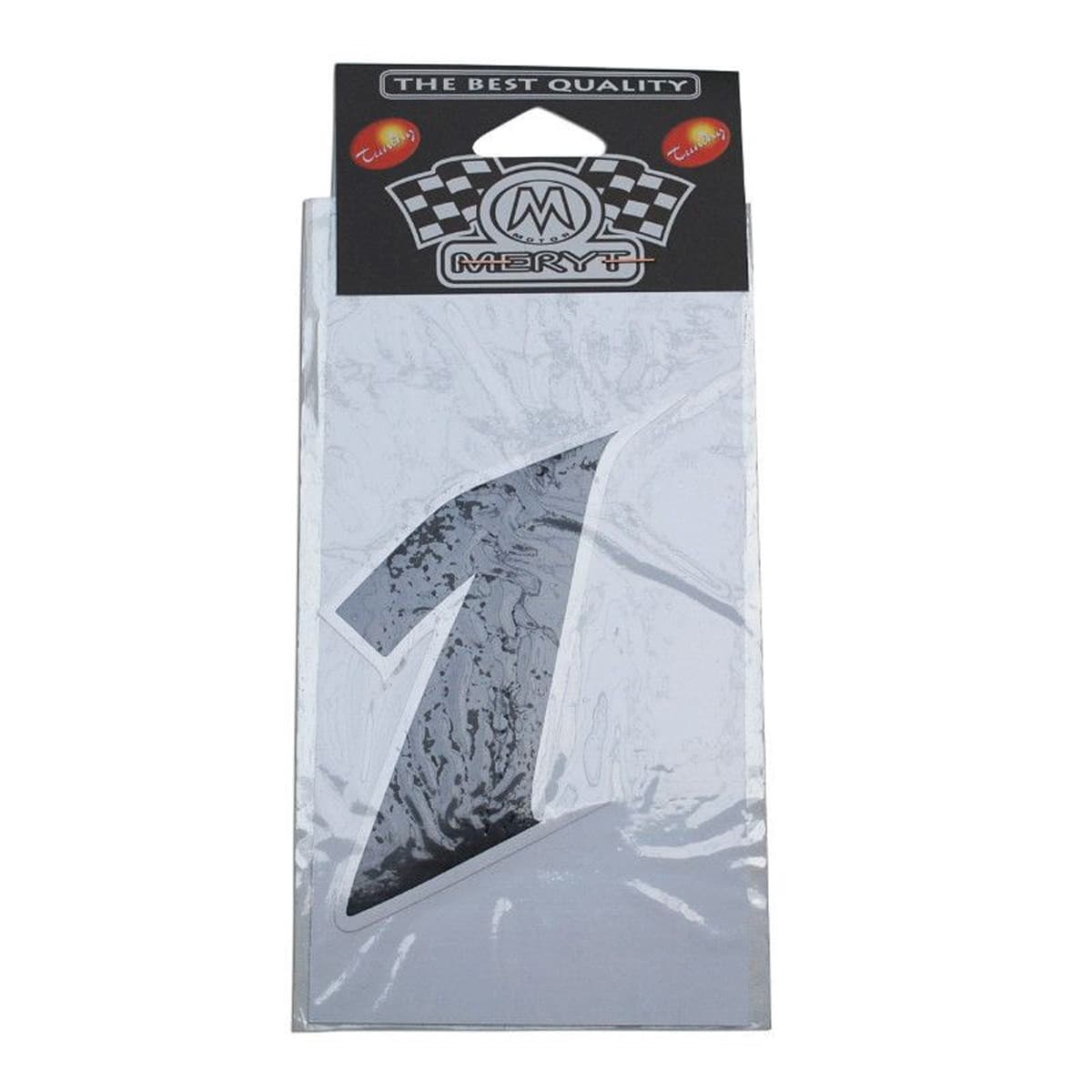 Meryt - Autocollant / Sticker - Meryt Numéro 1 Noir 9cm