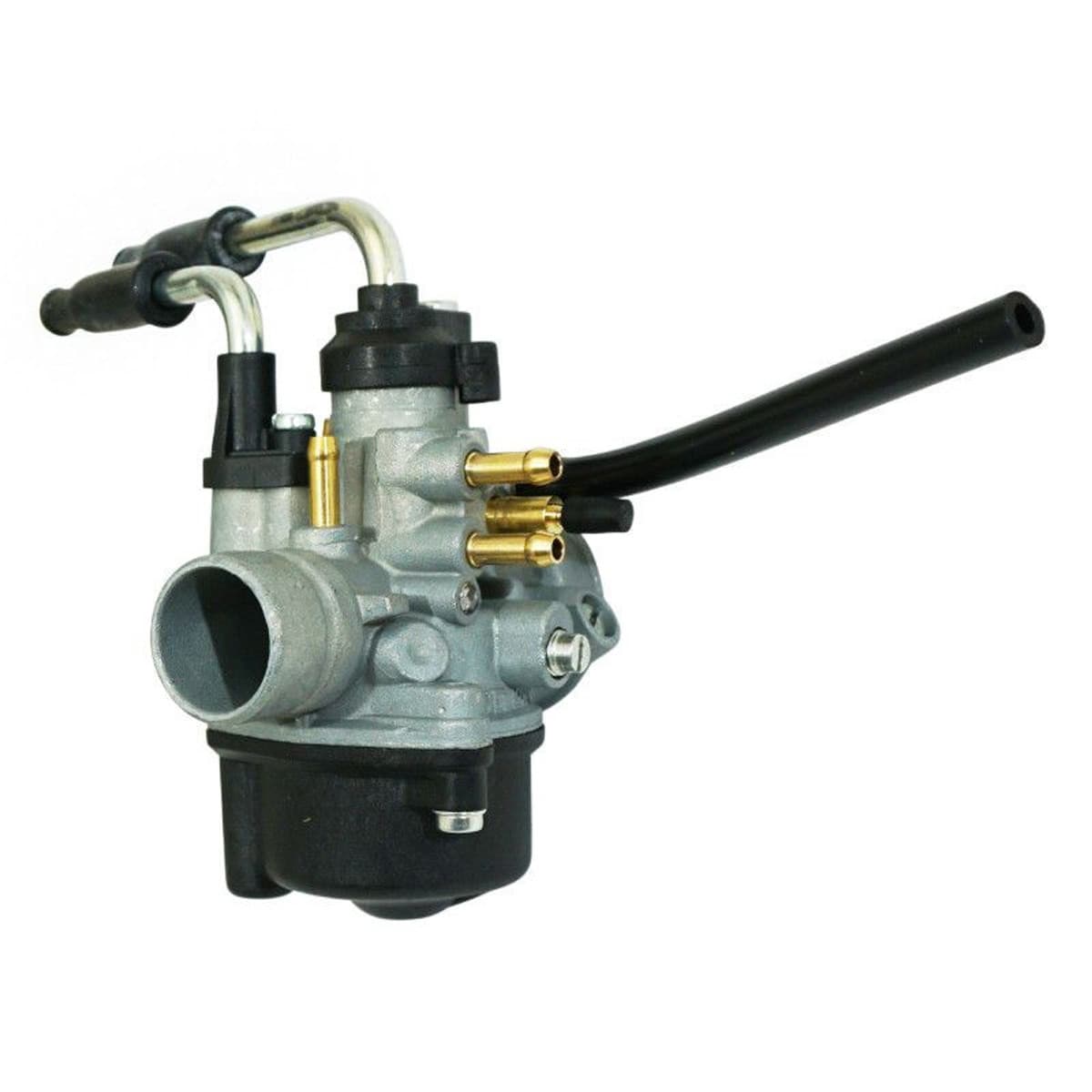 Dellorto - Carburateur 17.5mm Dellorto Phbn Ls Sortie Gaz Coudée / Starter À Câble / Dépression / Graissage Séparé / Réchauffeur