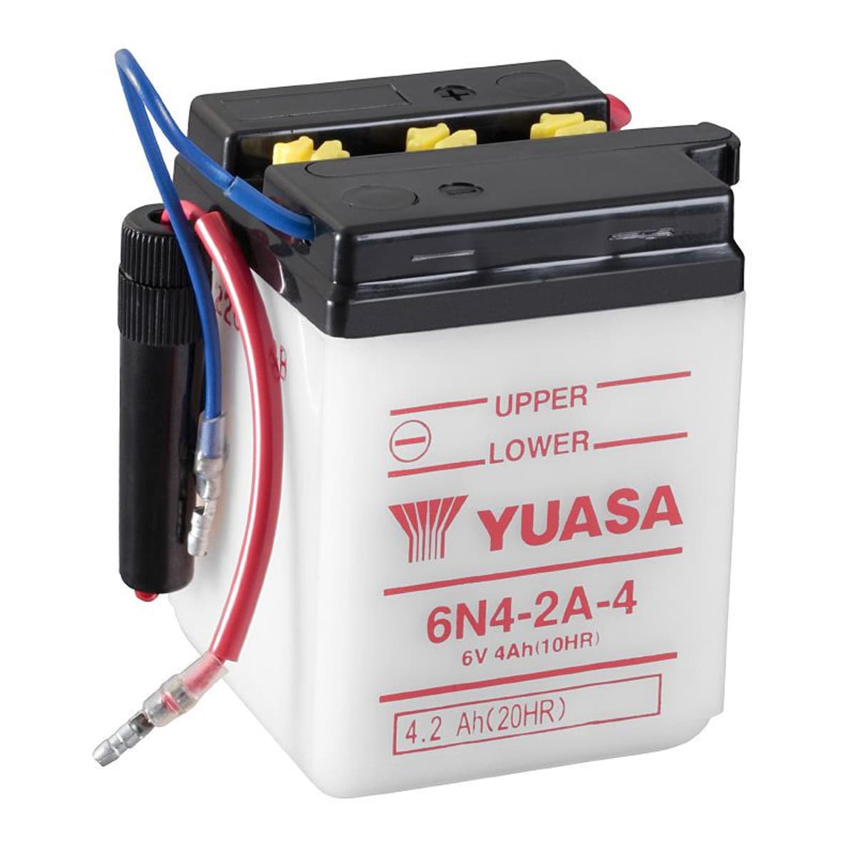 Yuasa - Batterie 6v 4 Ah 6n4-2a-4 - Yuasa +d