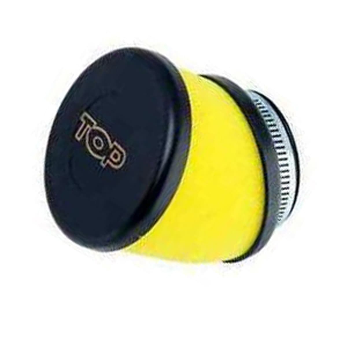 Top Performances - Filtre À Air Pwk - Top Perf 49mm Mousse Jaune Coudé 25 Degrés