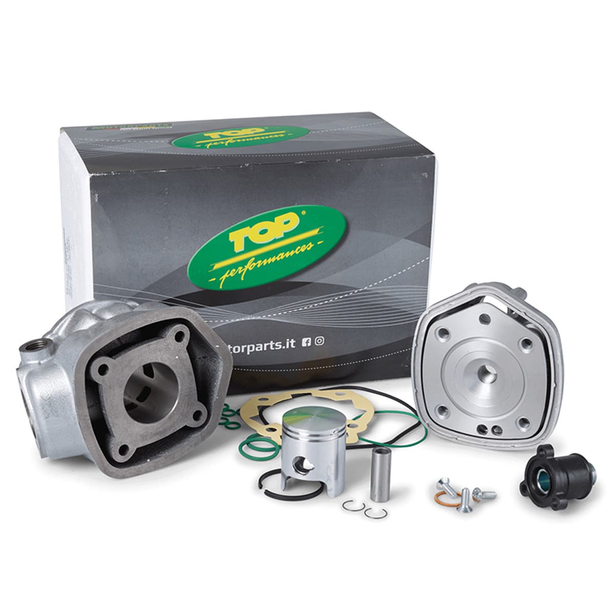 Top Performances - Kit Cylindre 50cc Derbi E2 - Top Perf À Plot Fonte