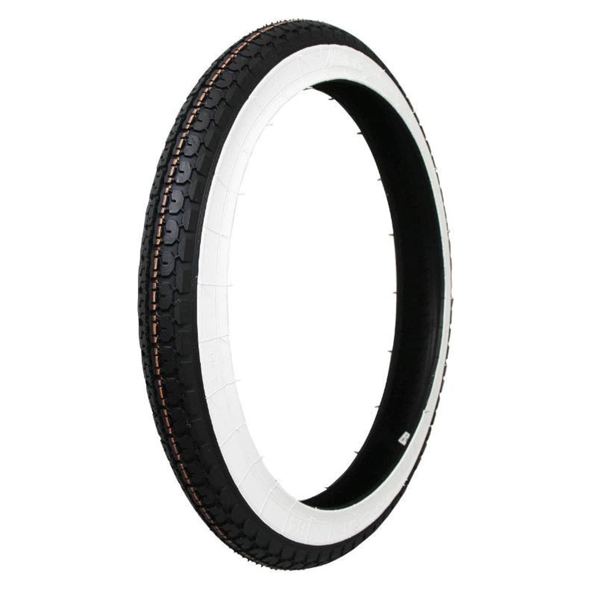Mitas - Pneu 17 Pouces 2 1/4x17 - Mitas B4 Tt Reinf Flancs Blanc