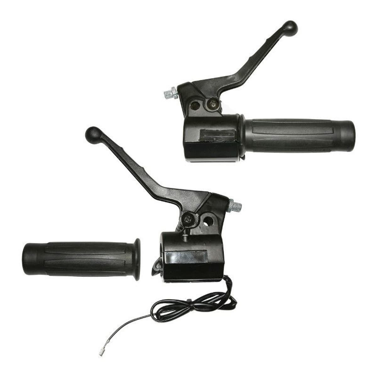 Adaptable - Kit Poignée Gaz / Frein Avant / Arrière Peugeot 103 Sp / Mvl / Vogue Avec Klaxon