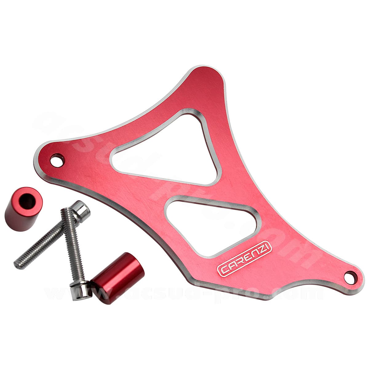 Carenzi - Cache Pignon Aluminium Am6 - Carenzi Rouge