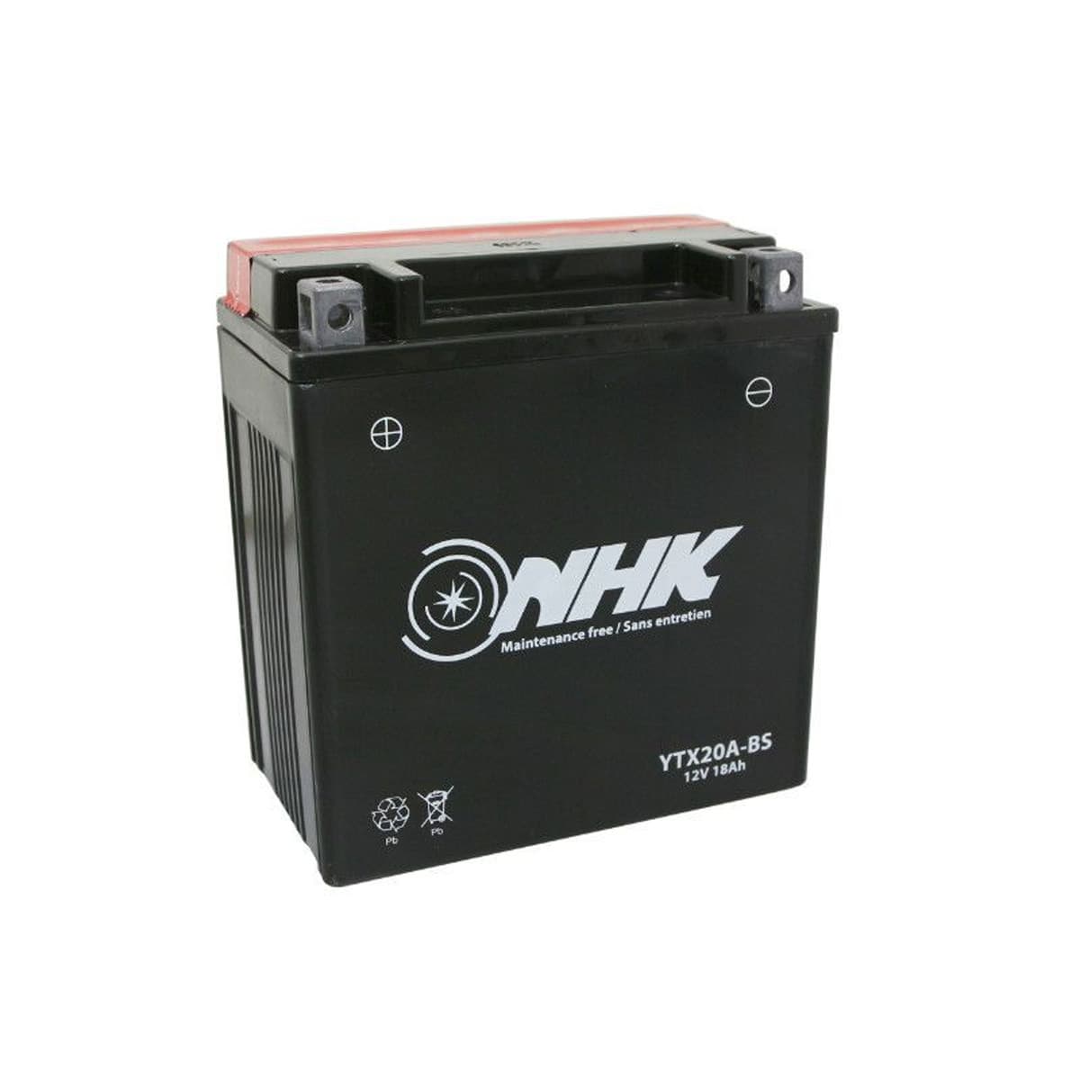 Nhk - Batterie 12v 18 Ah Ntx20a-bs Mf / Ytx20a-bs - Nhk Sans Entretien +g
