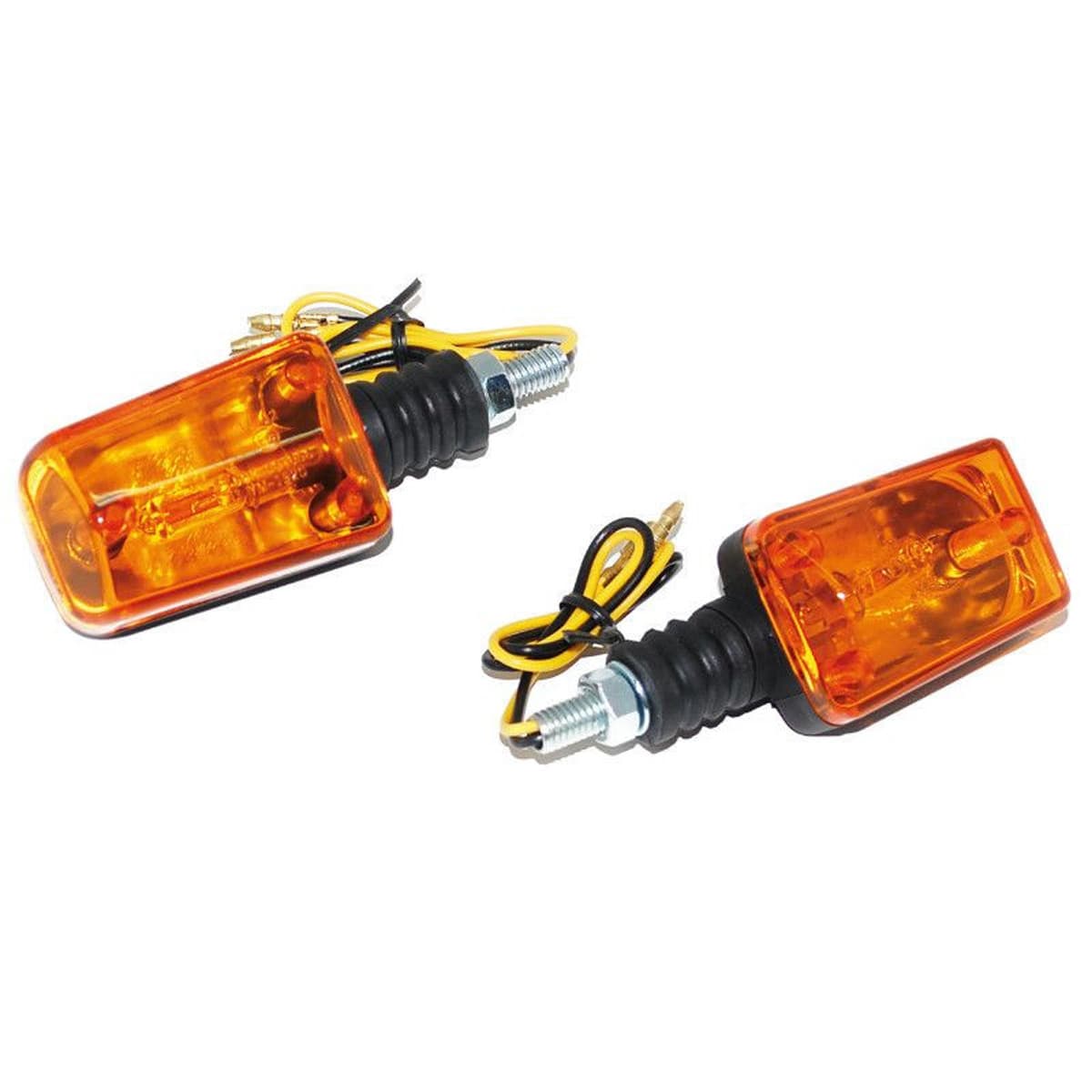 Replay - Clignotant Universel Replay Rectangle Bax9s Orange Noir Base Courte Homologué Ce (paire)
