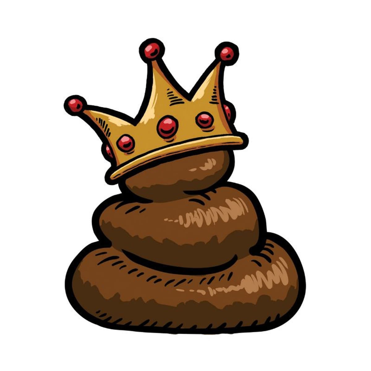 Lethal Threat - Autocollant / Sticker - Lethal Threat Mini King Shit 6 X 8cm