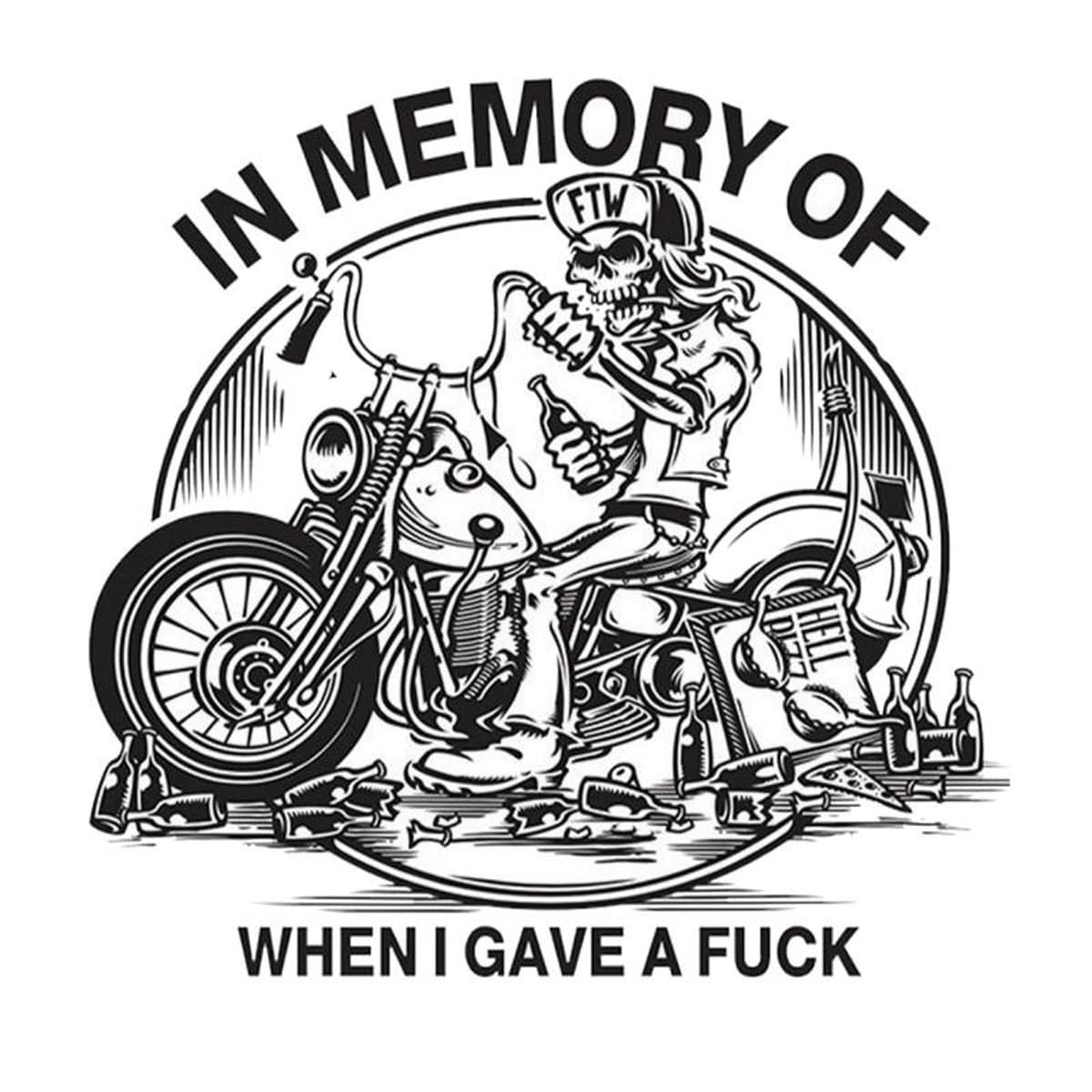 Lethal Threat - Autocollant / Sticker - Lethal Threat Mini In Memory 6 X 8cm