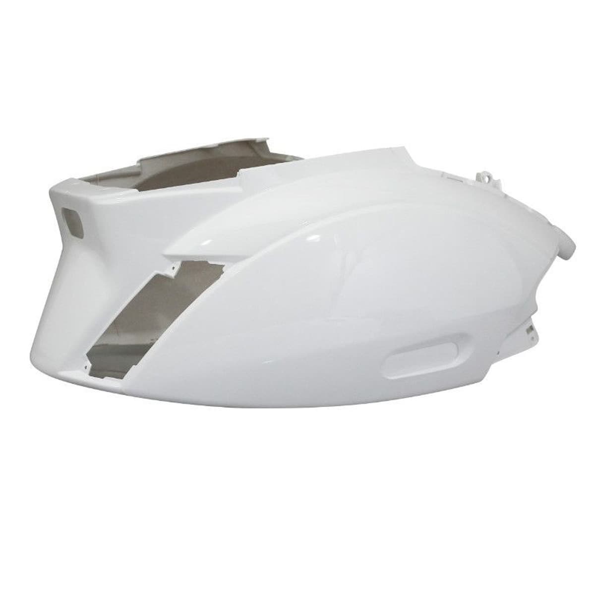 Adaptable - Coque Arrière Piaggio Zip - Blanc Brillant
