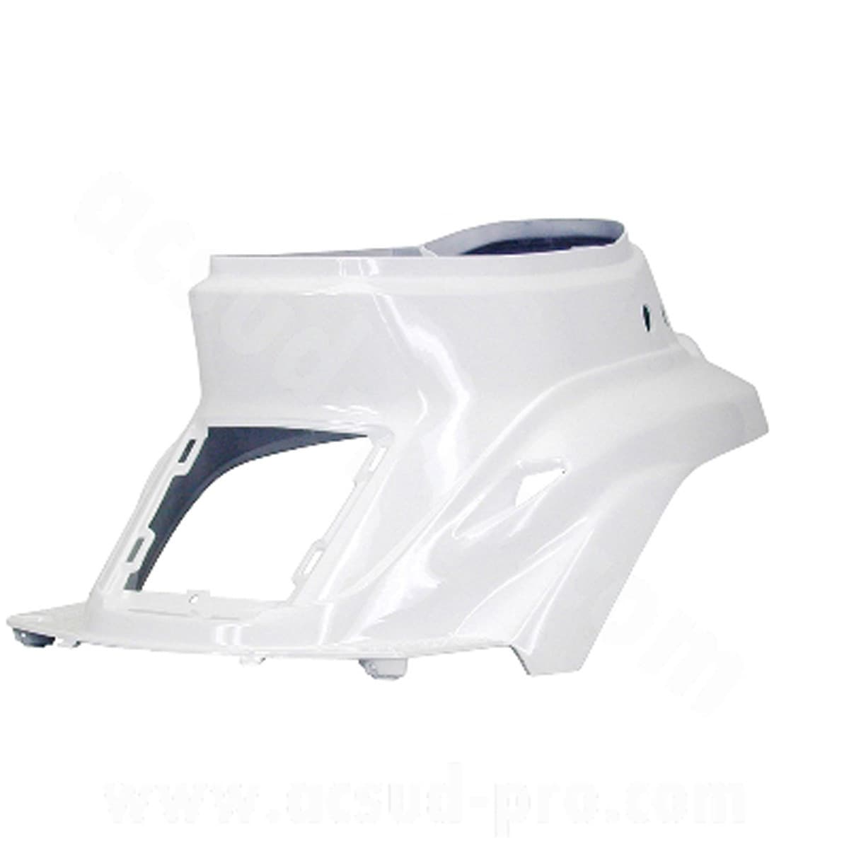 Adaptable - Coque Arrière Mbk Booster Yamaha Bw's Avant 2004 - Tnt Blanc / Bleu / Rouge Blanc