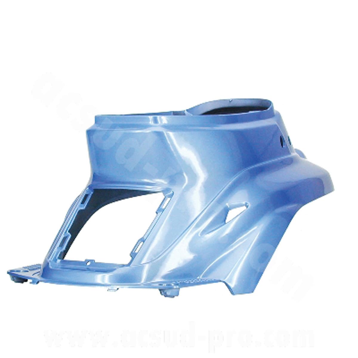 Adaptable - Coque Arrière Mbk Booster Yamaha Bw's Avant 2004 - Tnt Blanc / Bleu / Rouge Bleu Hawaii