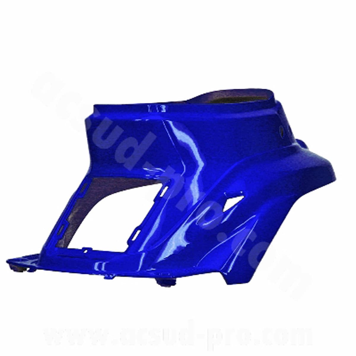 Adaptable - Coque Arrière Mbk Booster Yamaha Bw's Avant 2004 - Tnt Blanc / Bleu / Rouge Bleu Métal