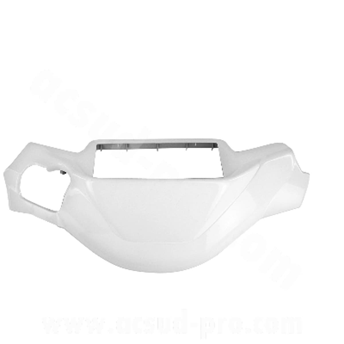 Adaptable - Couvre Guidon Mbk Booster Yamaha Bw's Avant 2004 - Blanc / Bleu / Noir / Rouge Blanc Brillant