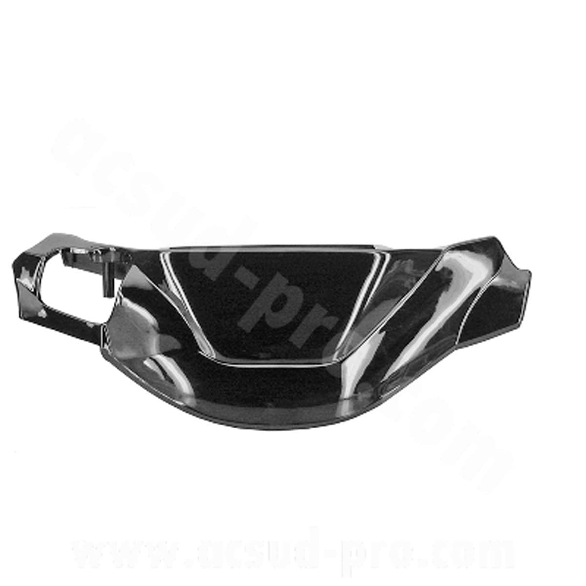 Adaptable - Couvre Guidon Mbk Booster Yamaha Bw's Avant 2004 - Blanc / Bleu / Noir / Rouge Noir Métal