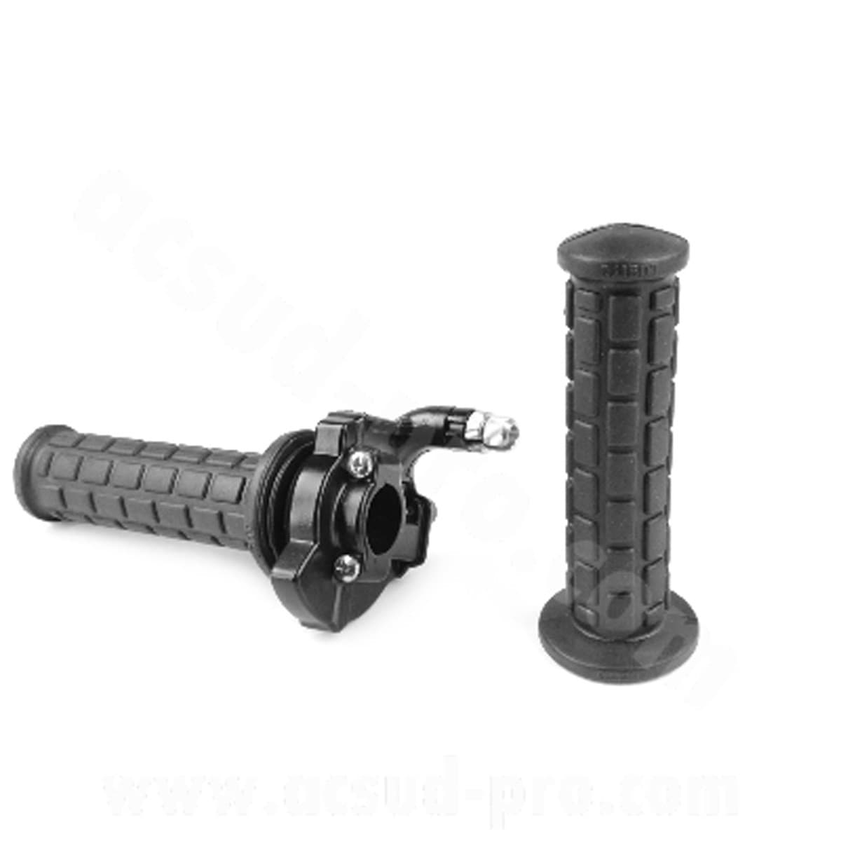 Adaptable - Poignée Gaz Tirage 90° - Targa M84 Métal Noir