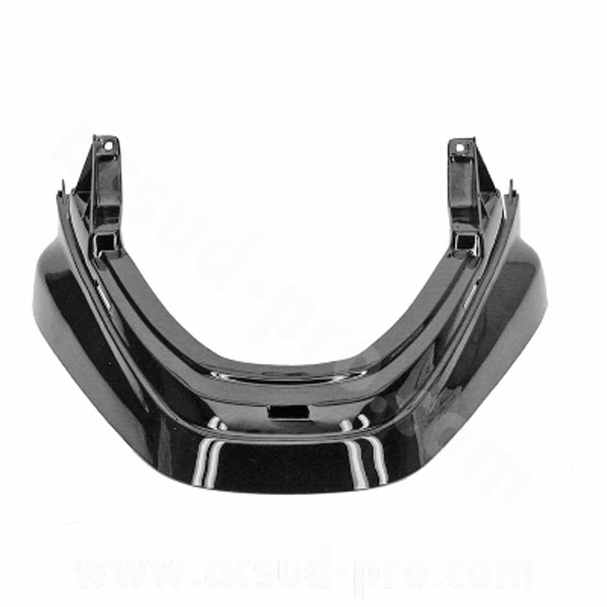 Adaptable - Moulure De Garde Boue Avant Mbk Booster Yamaha Bw's Avant 2004 - Tnt Blanc / Bleu / Noir  Noir Métal