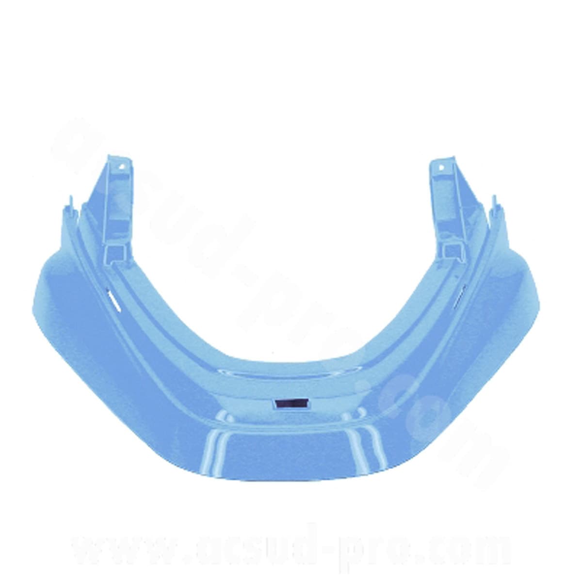 Adaptable - Moulure De Garde Boue Avant Mbk Booster Yamaha Bw's Avant 2004 - Tnt Blanc / Bleu / Noir  Bleu Hawaii