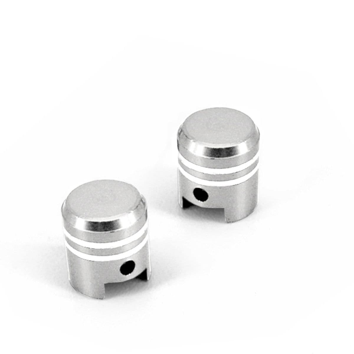 Adaptable - Bouchon De Valve Piston - Chromé