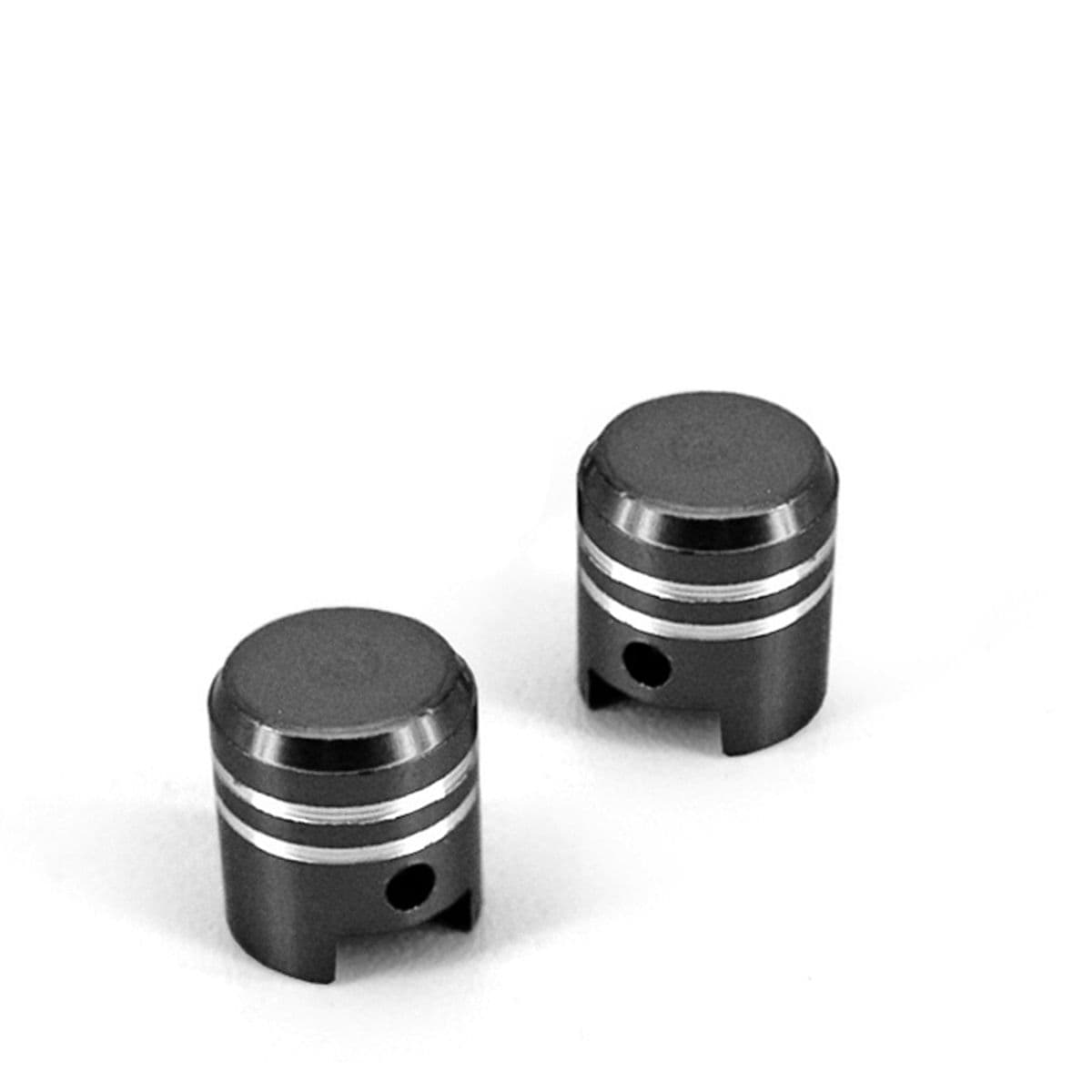 Adaptable - Bouchon De Valve Piston - Noir