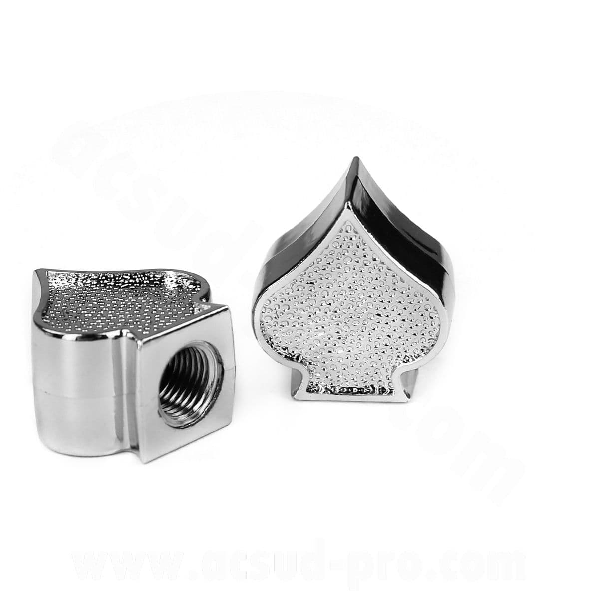Adaptable - Bouchon De Valve Pique - Argent