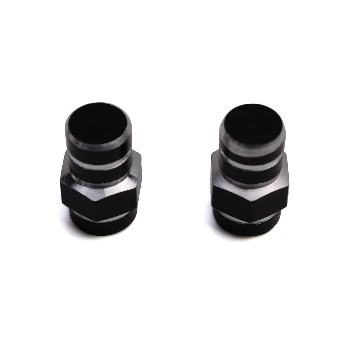 Adaptable - Bouchon De Valve 6 Pans - Noir