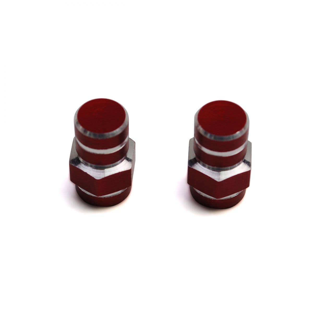 Adaptable - Bouchon De Valve 6 Pans - Rouge
