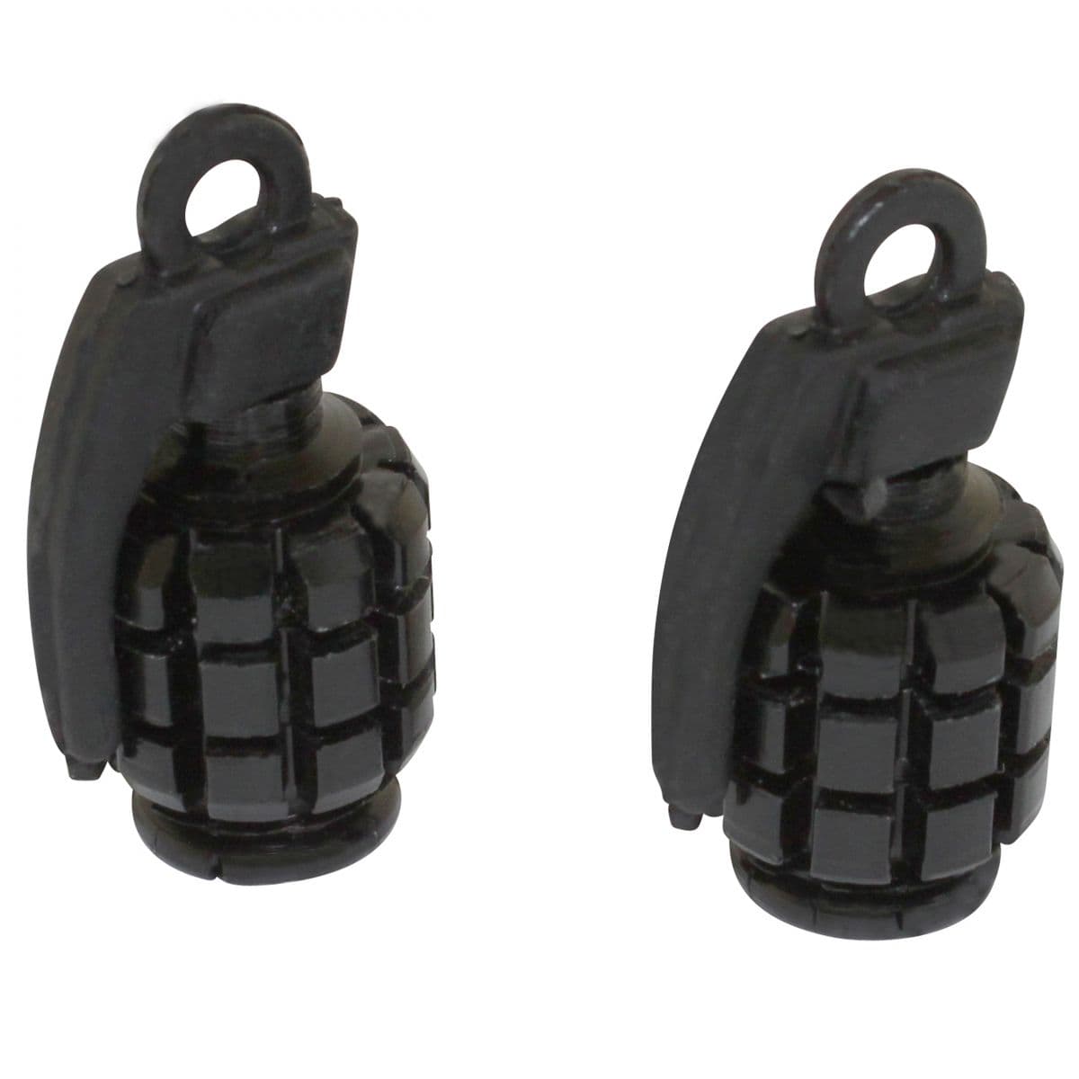 Adaptable - Bouchon De Valve Grenade - Noir