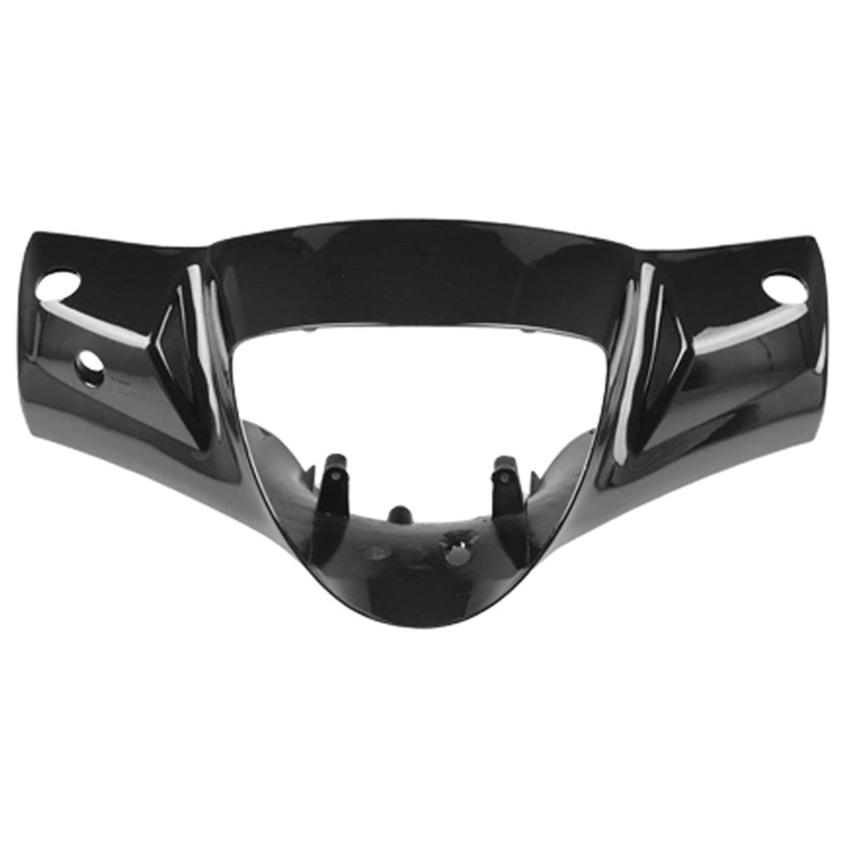 Tnt - Couvre Guidon Piaggio Liberty Avant 2014 - Blanc / Gris / Noir Noir