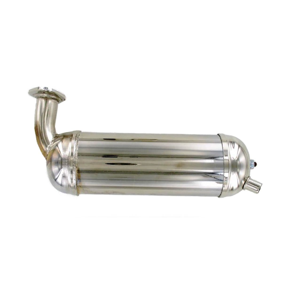 Adaptable - Pot Peugeot 103 Sp Mvl - Chromé Fixation À Bride
