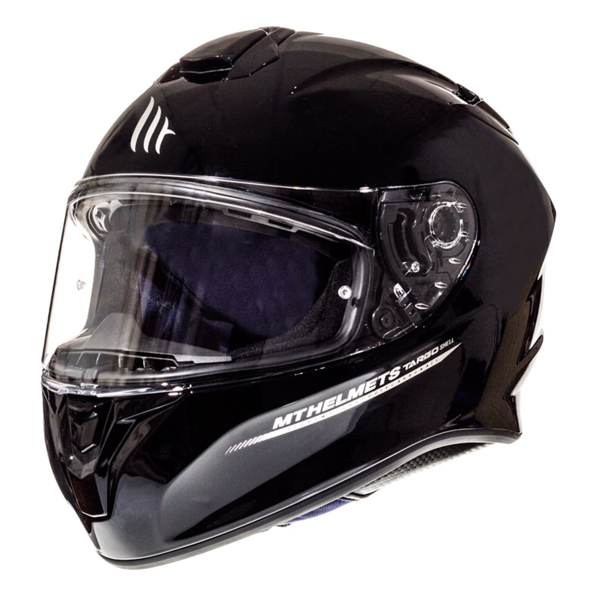 Mt Helmets - Casque Intégral - Mt Targo Solid Noir Brillant L