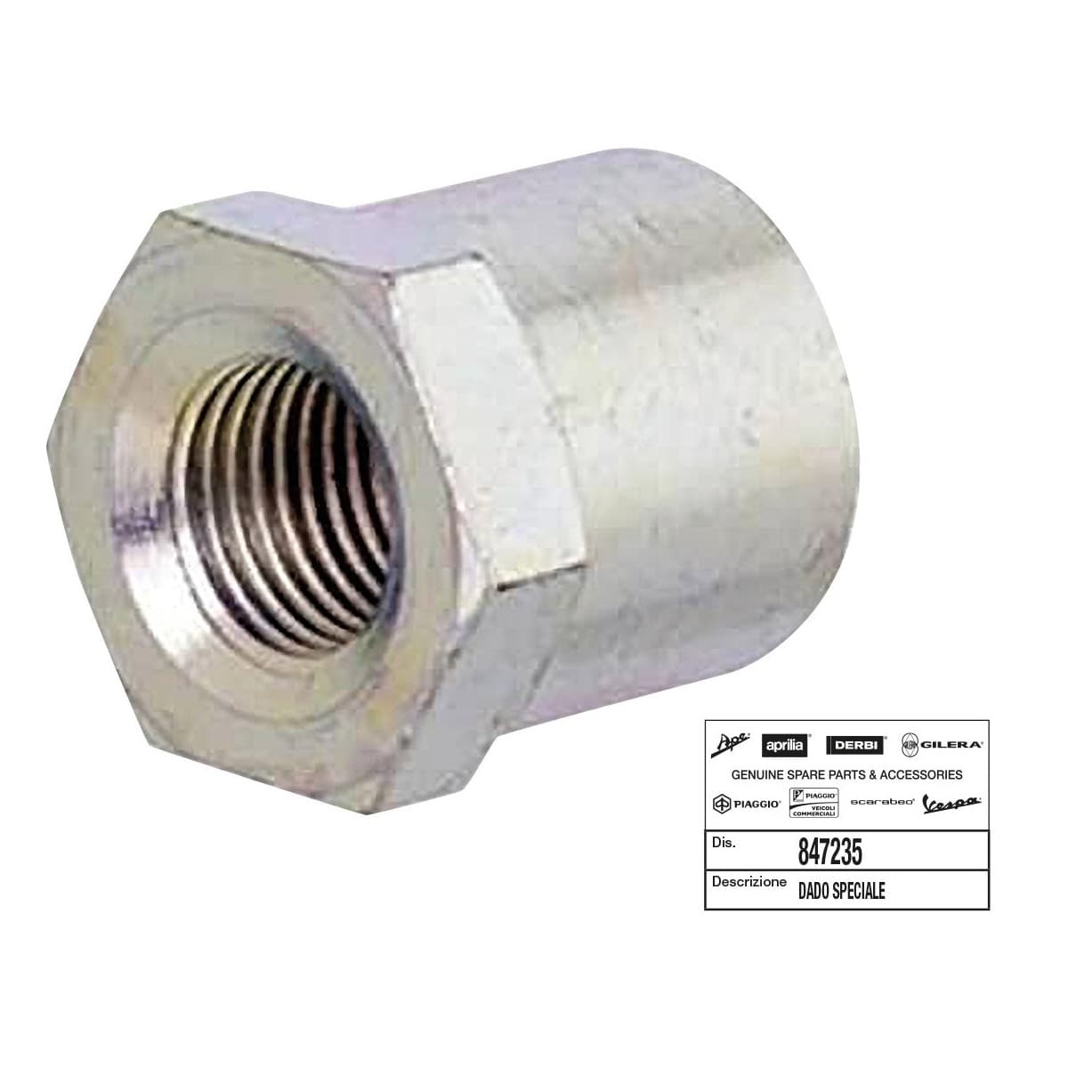 Piaggio - Ecrou Volant Allumage Derbi E2 E3 E4 - 10 X 1.00mm