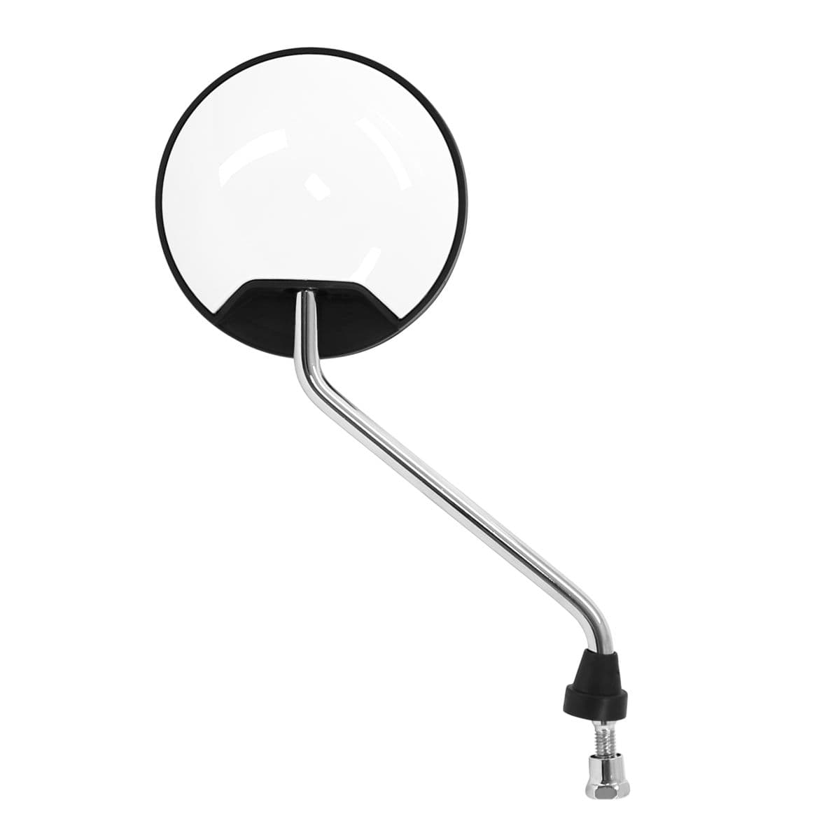 Tnt - Rétroviseur Rond Blanc Scooter Réversible M8 Tige Chrome