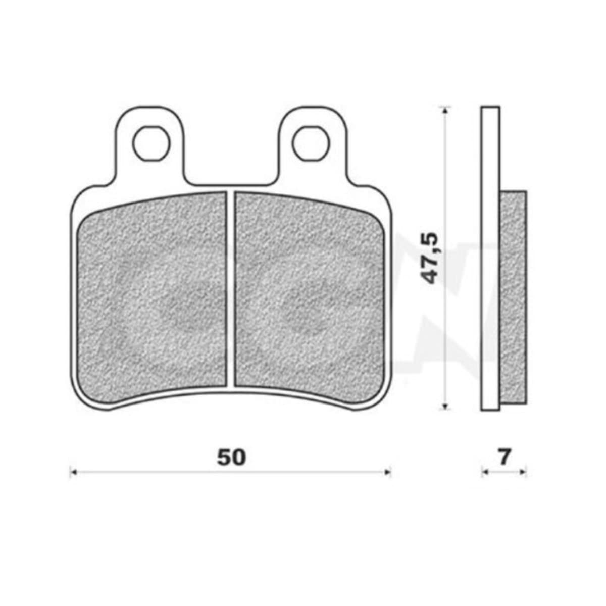 Adaptable - Plaquette De Frein Arrière Yamaha Dt Et Drd Pro