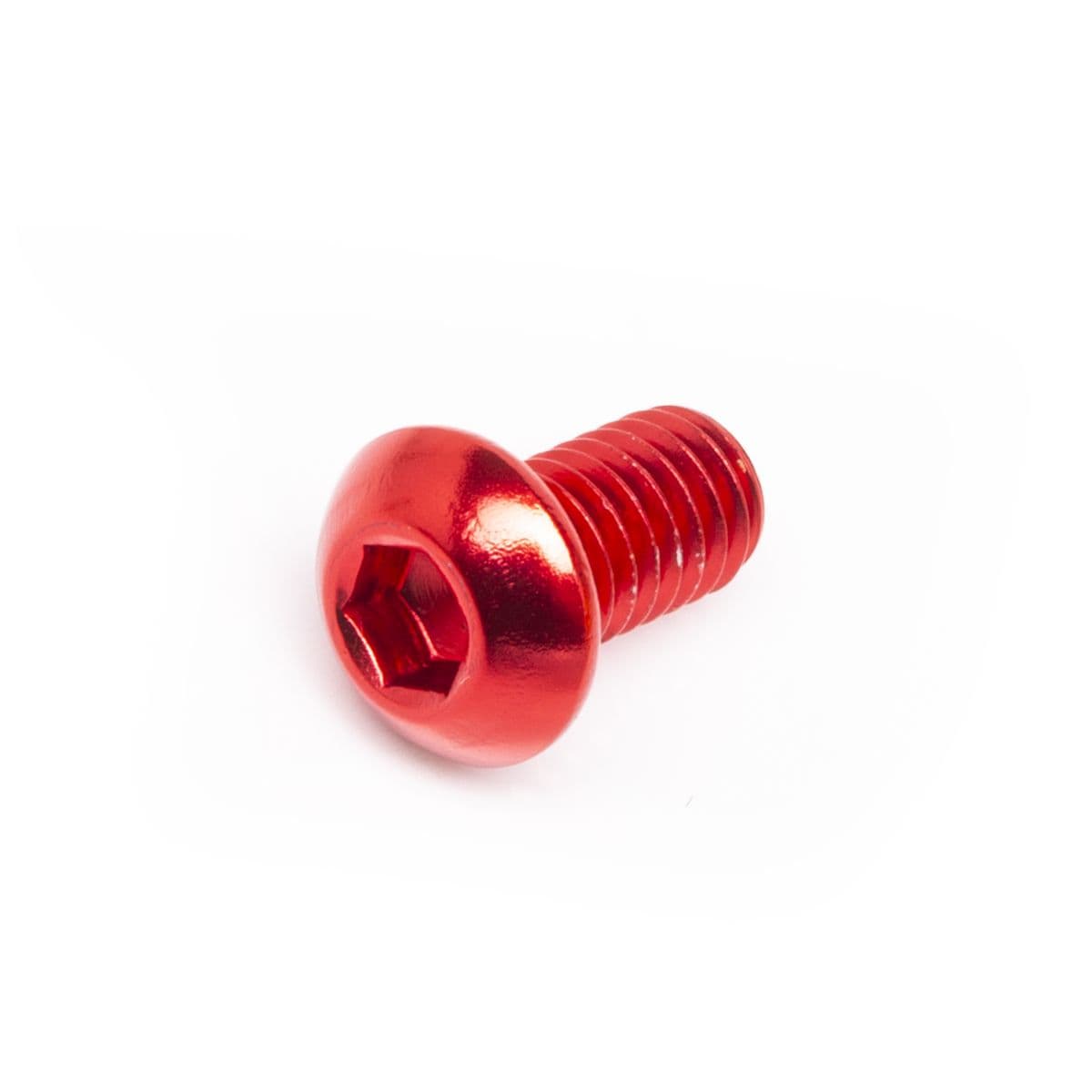 Most - Vis M6x10 Most Tête Bombée Aluminium Rouge